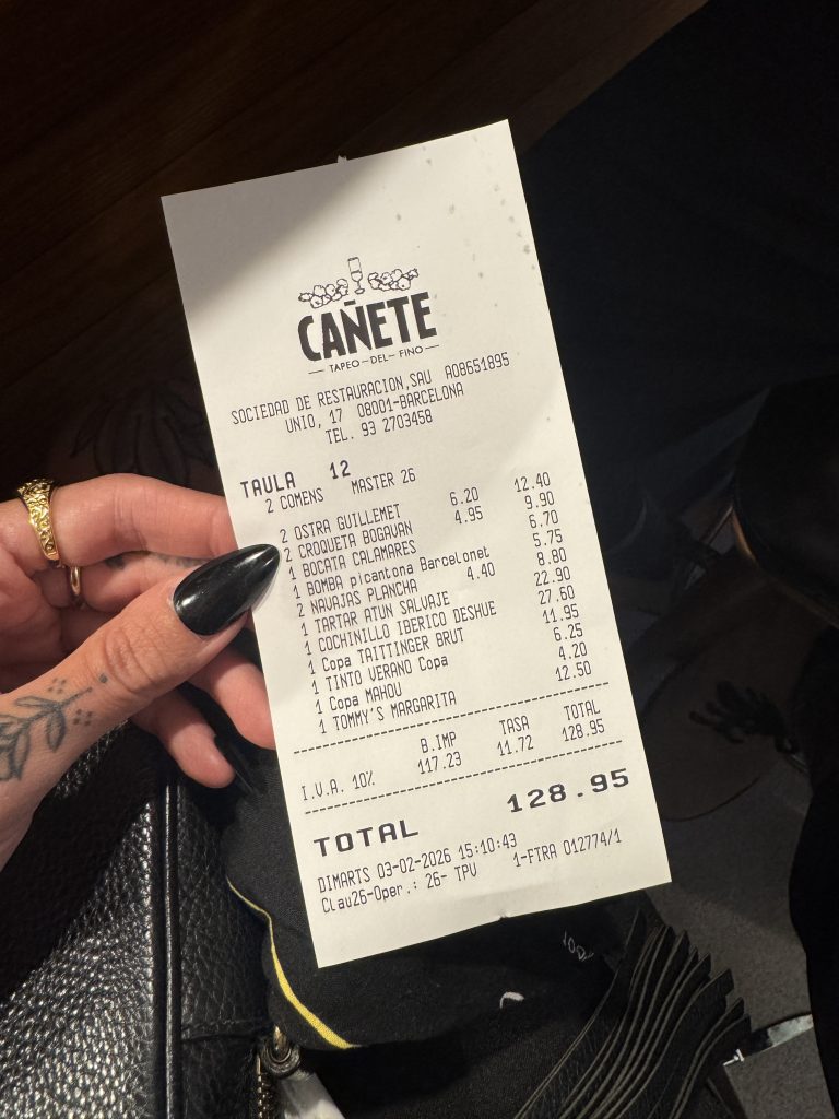 Barcelona, Spain Travel - Tapas Restaurant Canete